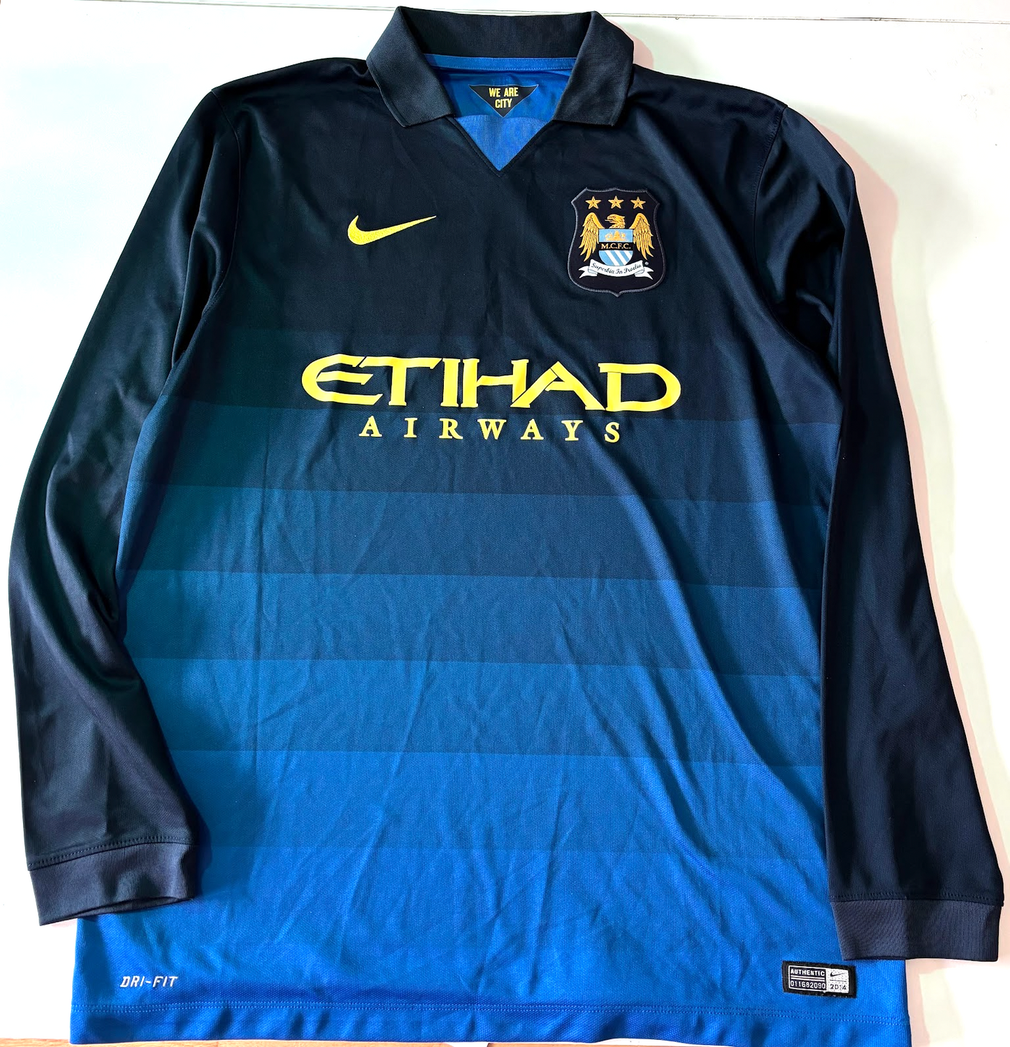 Manchester City 2014/15 - Away Kit - Long sleeves