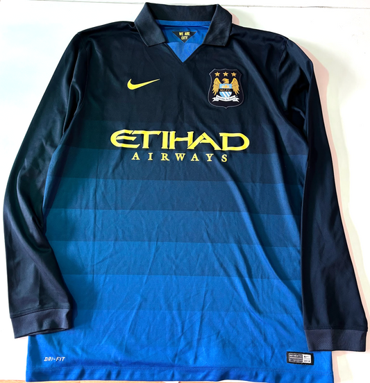 Manchester City 2014/15 - Away Kit - Long sleeves